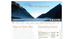 Desktop Screenshot of openskyyoga.com